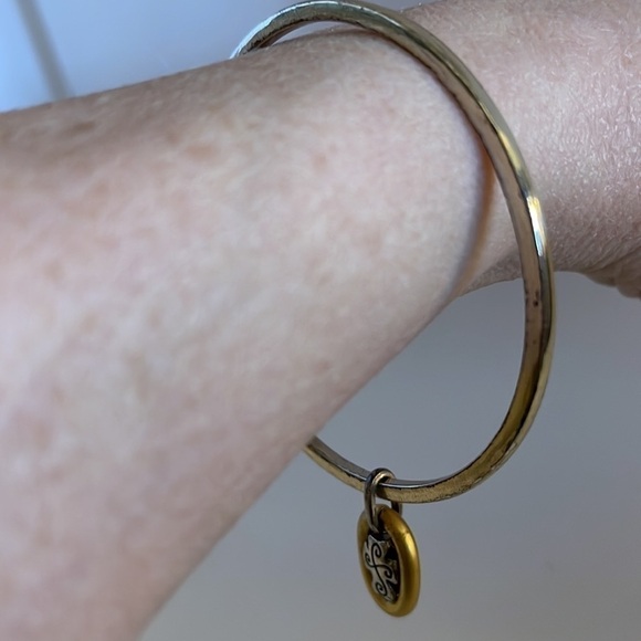 Brighton and Alex & Ani Silver Bangle Bracelets Cross, Cupcake, Friends Forever - Picture 10 of 16